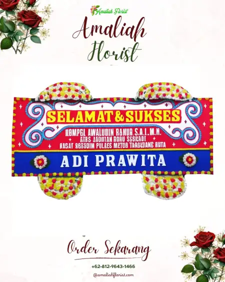 Papan Bunga Ucapan Selamat Mrahu